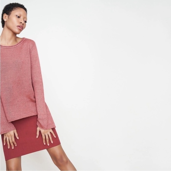 MM Lafleur The Noho Skirt in Brick Red - Picture 3 of 9